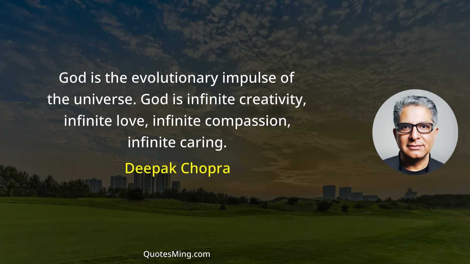 God is the evolutionary impulse of the universe God is