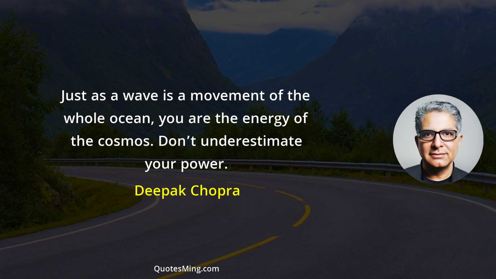 Just as a wave is a movement of the whole