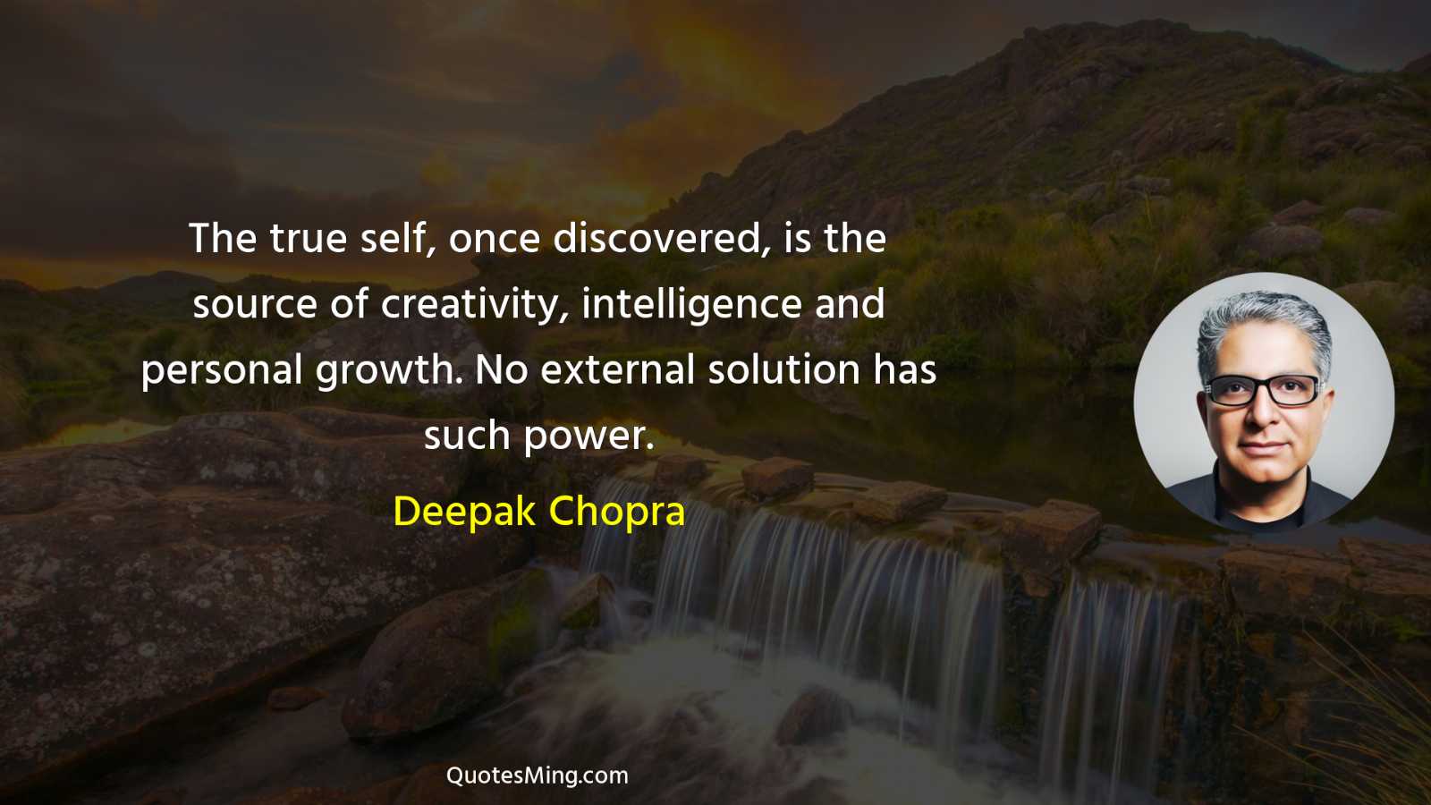 The true self once discovered is the source of creativity