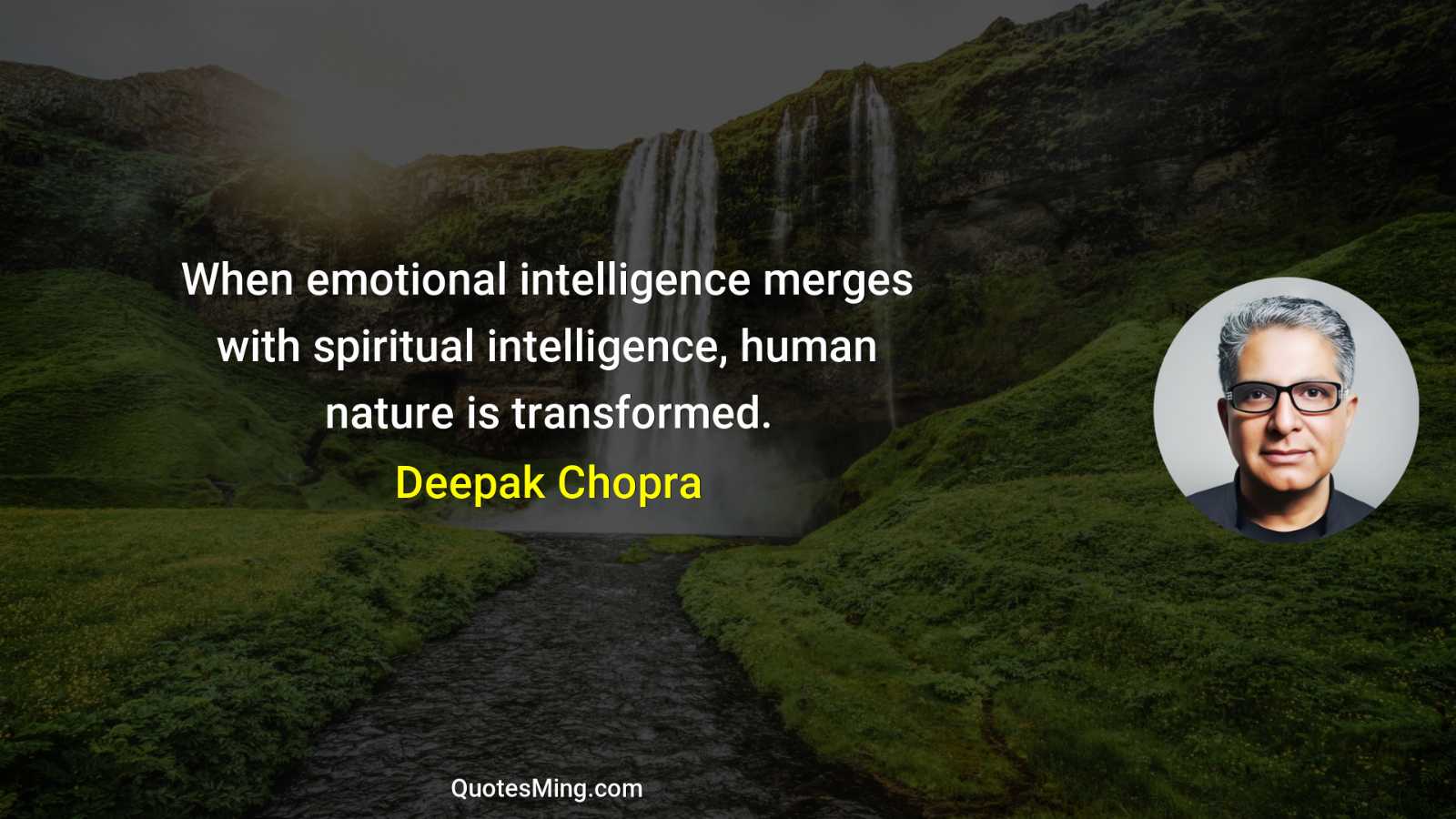 When emotional intelligence merges with spiritual intelligence human nature is