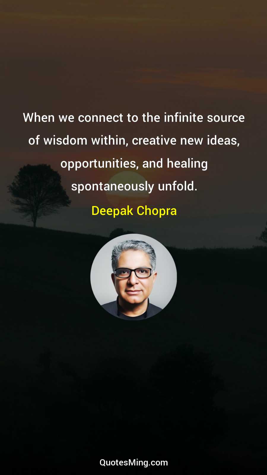 When we connect to the infinite source of wisdom within