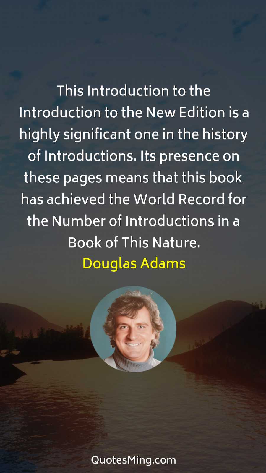 This Introduction to the Introduction to the New Edition is