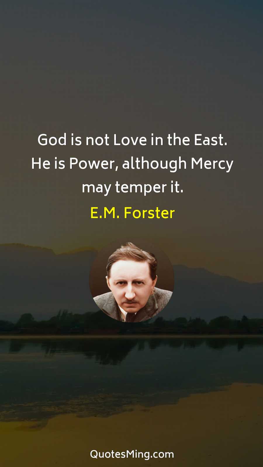 God is not Love in the East He is Power