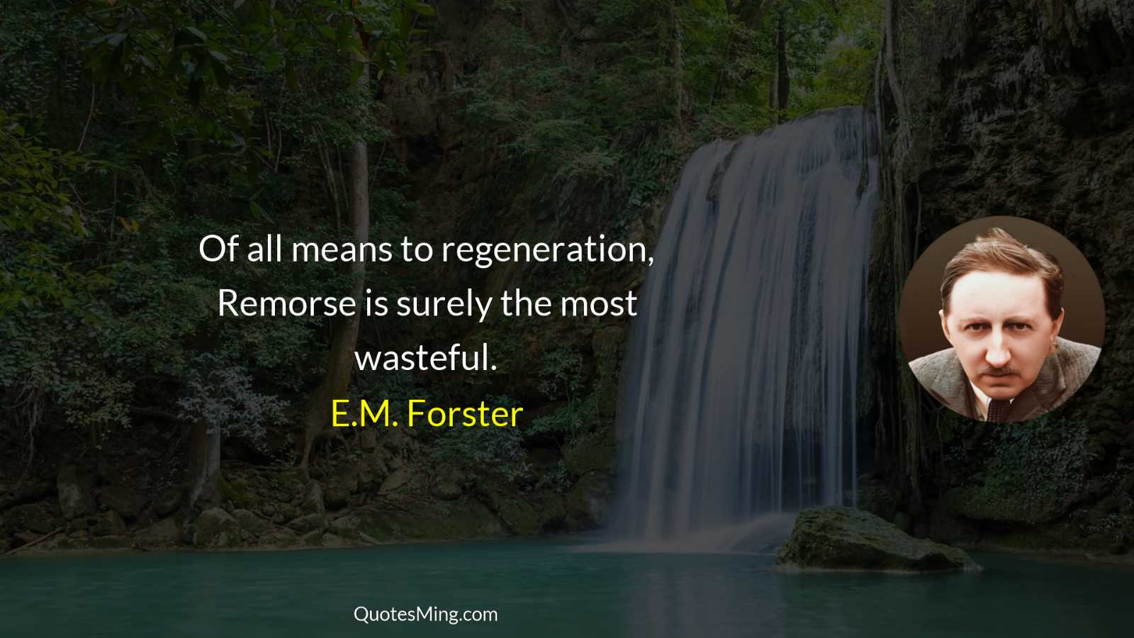 Of all means to regeneration Remorse is surely the most