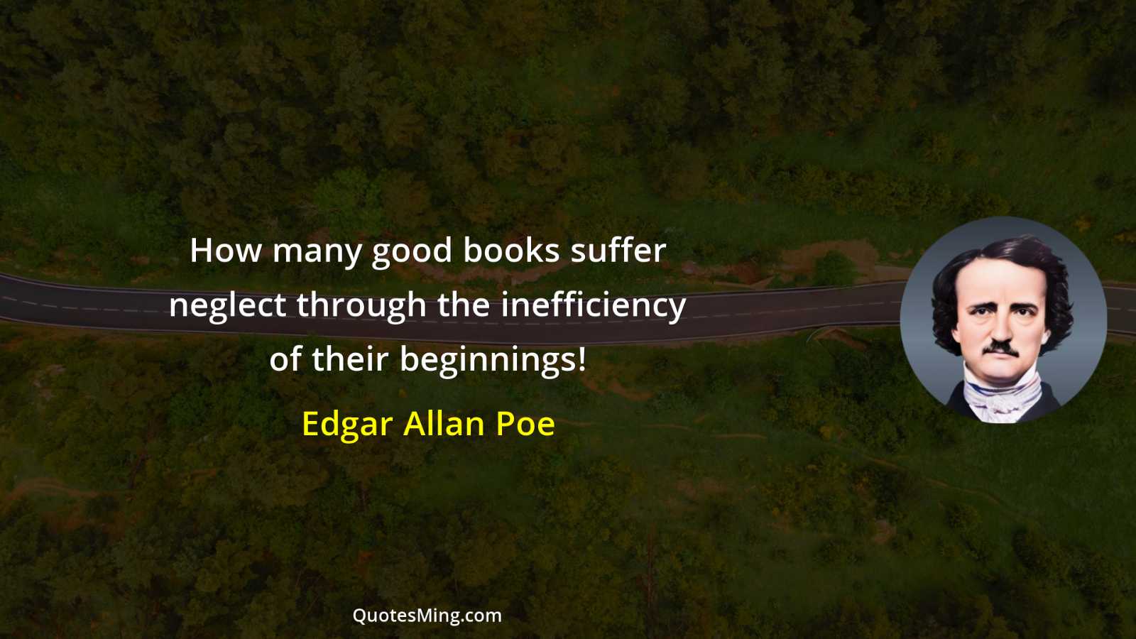 How many good books suffer neglect through the inefficiency of