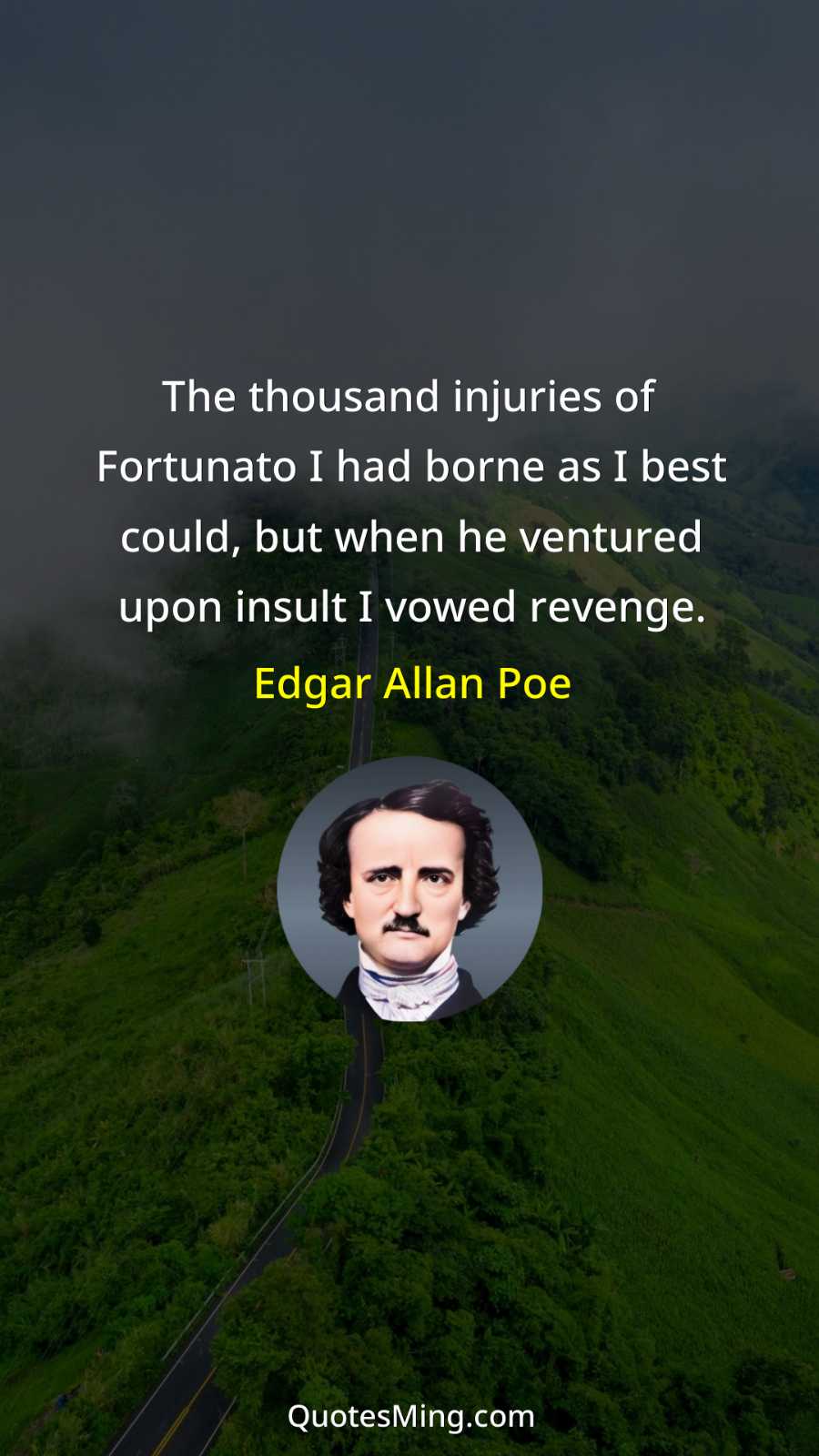 The thousand injuries of Fortunato I had borne as I