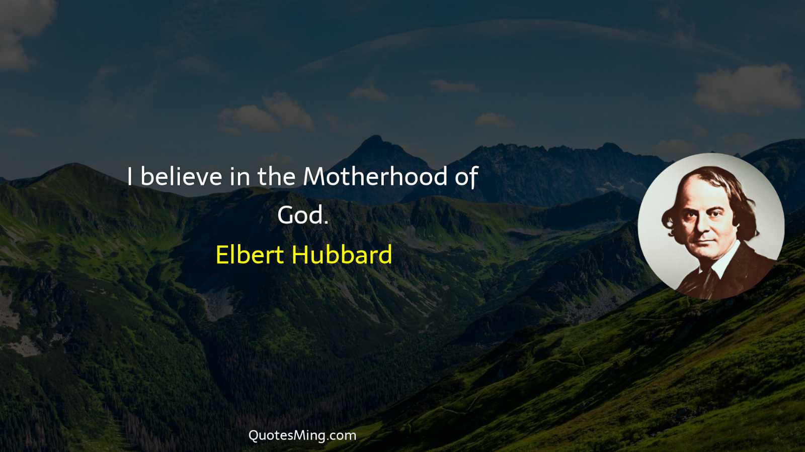 I believe in the Motherhood of God