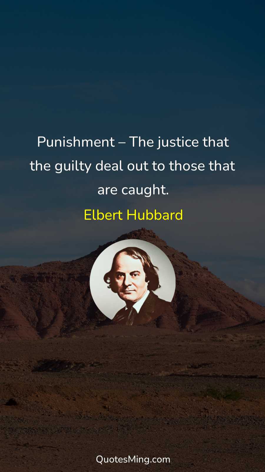 Punishment – The justice that the guilty deal out to