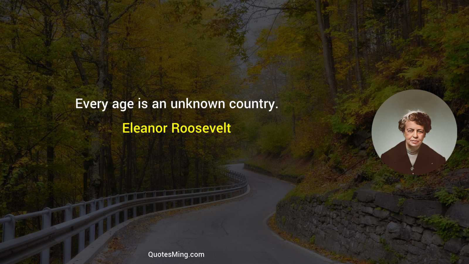 Every age is an unknown country