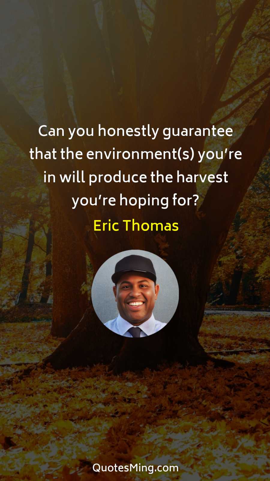 Can you honestly guarantee that the environment(s) you’re in will