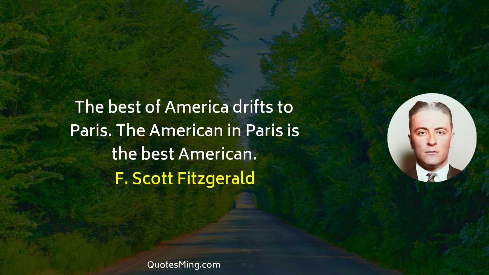 The best of America drifts to Paris The American in