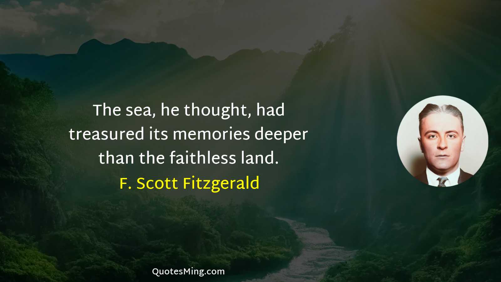 The sea he thought had treasured its memories deeper than