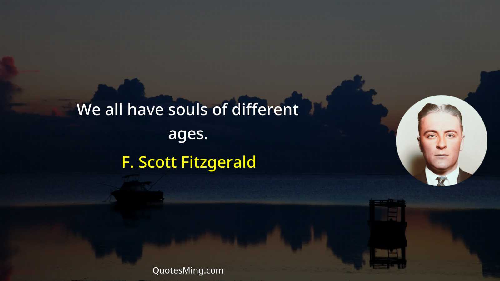 We all have souls of different ages