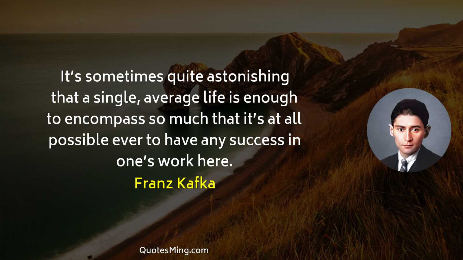 It’s sometimes quite astonishing that a single average life is