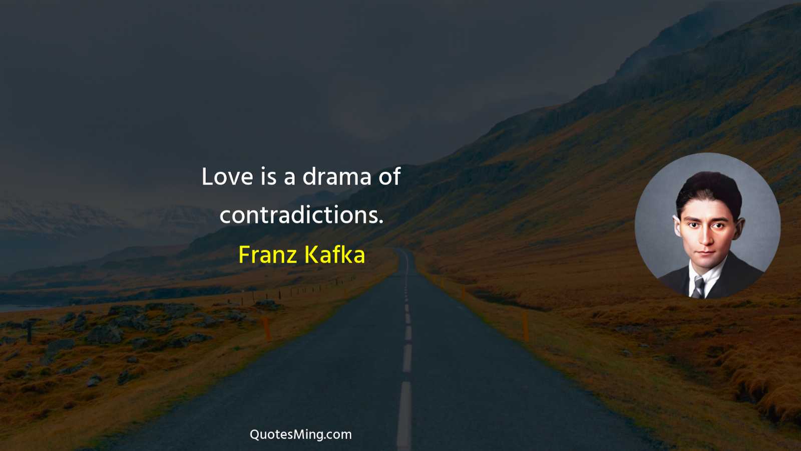 Love is a drama of contradictions