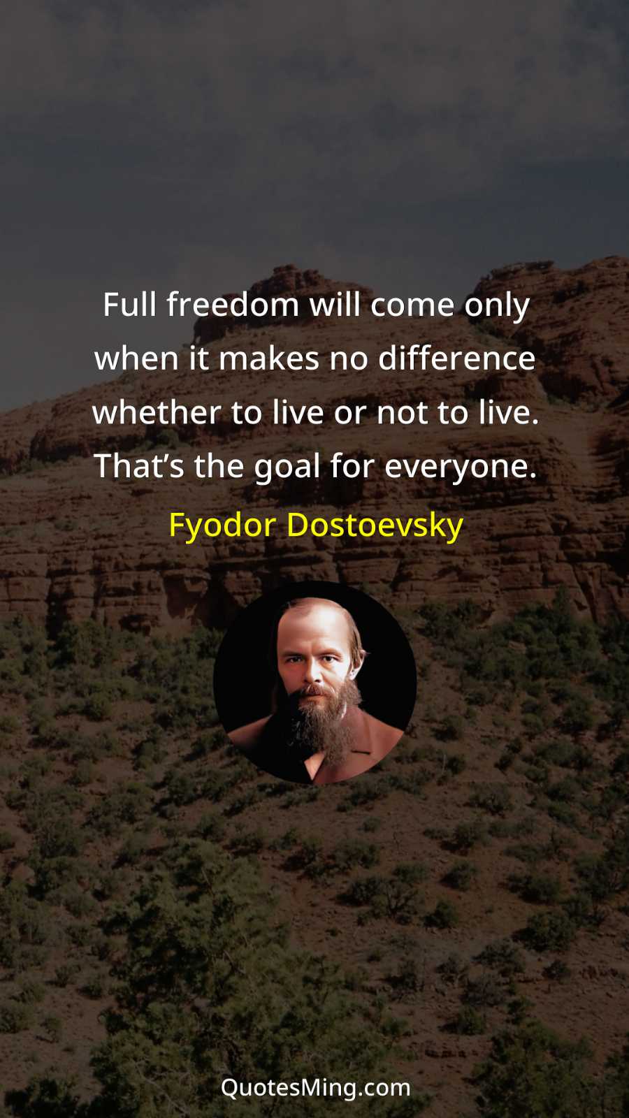 Full freedom will come only when it makes no difference