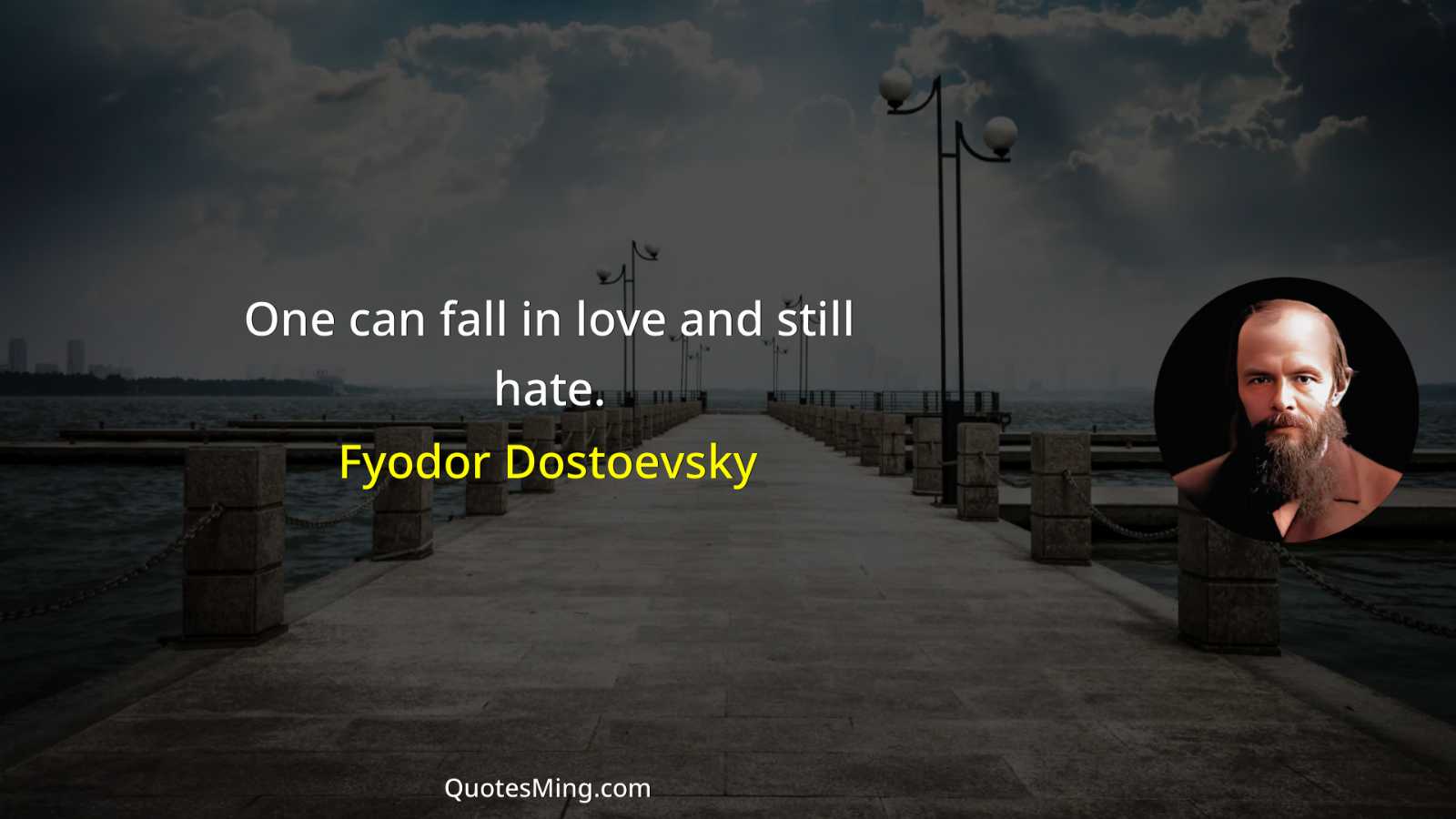 One can fall in love and still hate