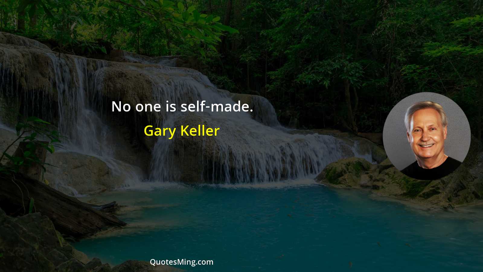 No one is self-made