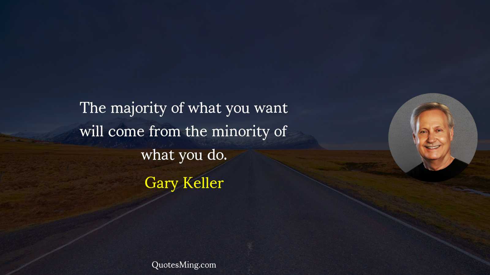 The majority of what you want will come from the