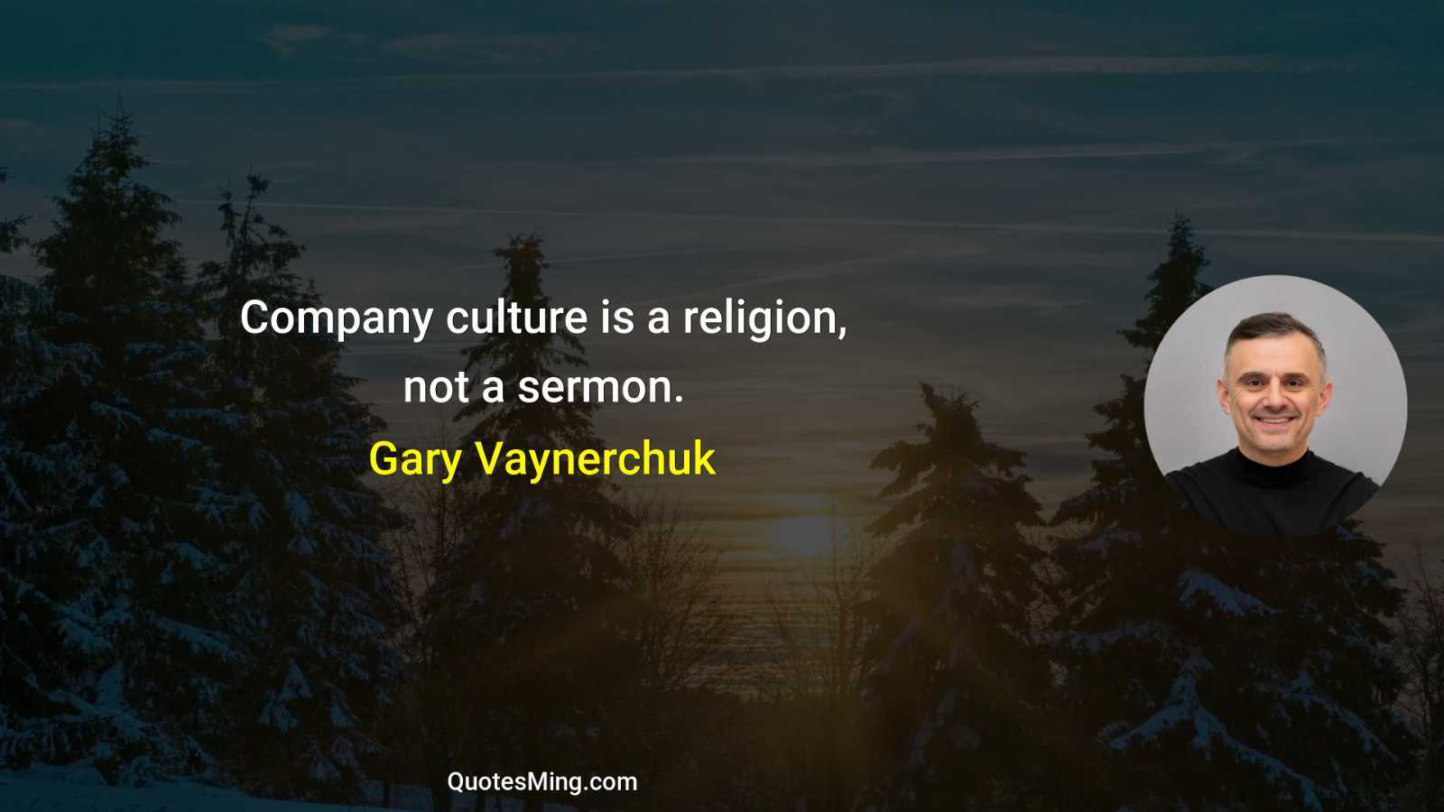 Company culture is a religion not a sermon