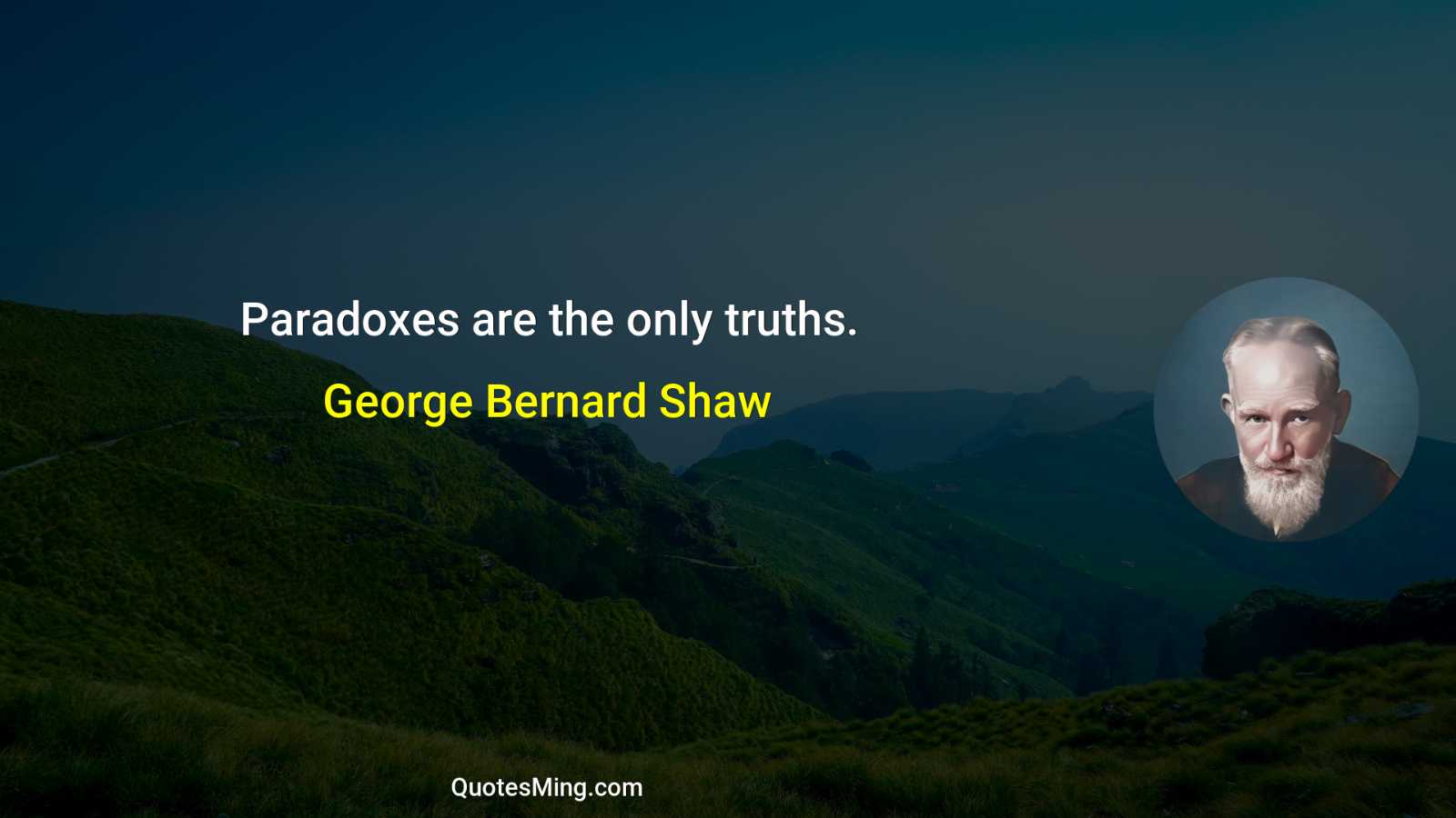 Paradoxes are the only truths