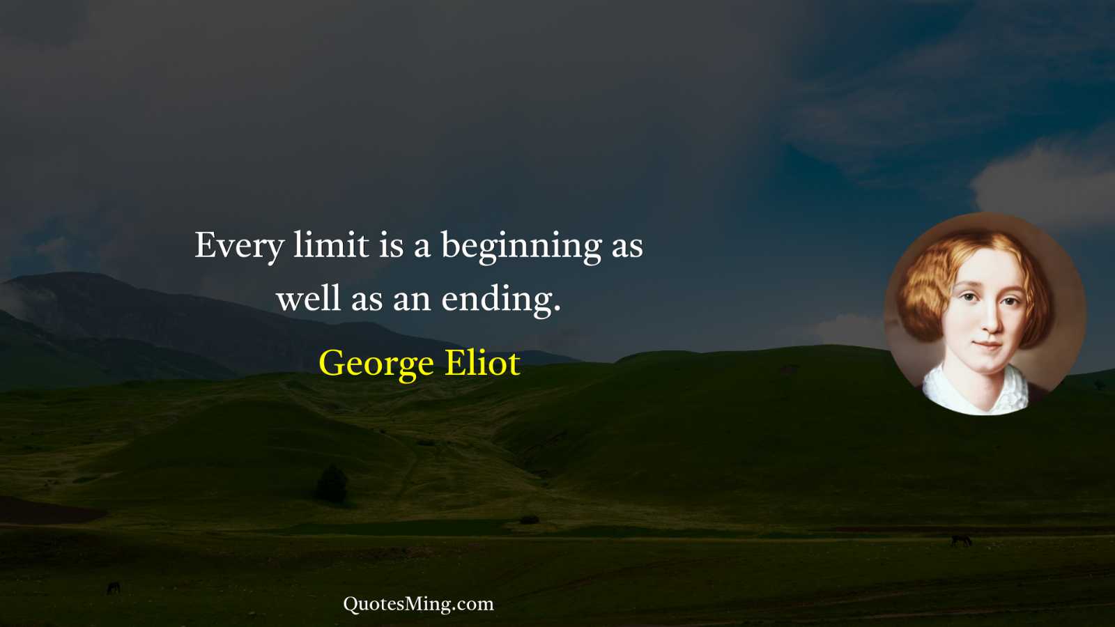 Every limit is a beginning as well as an ending