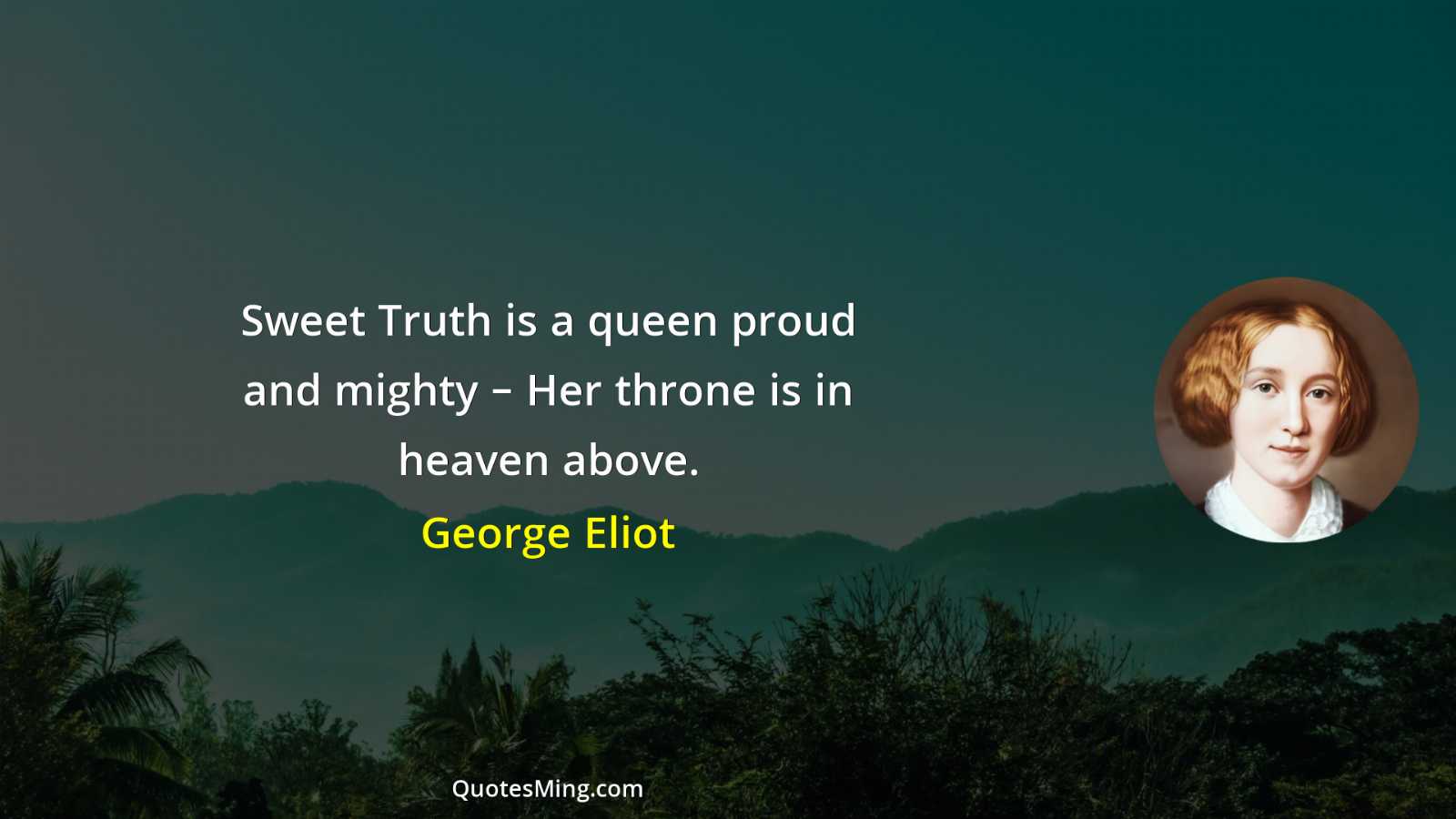 Sweet Truth is a queen proud and mighty – Her