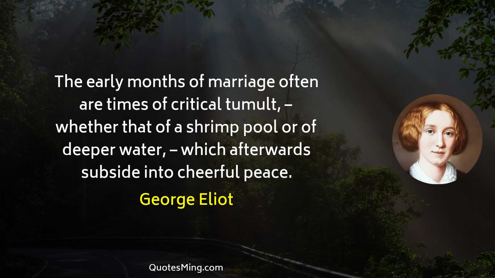 The early months of marriage often are times of critical