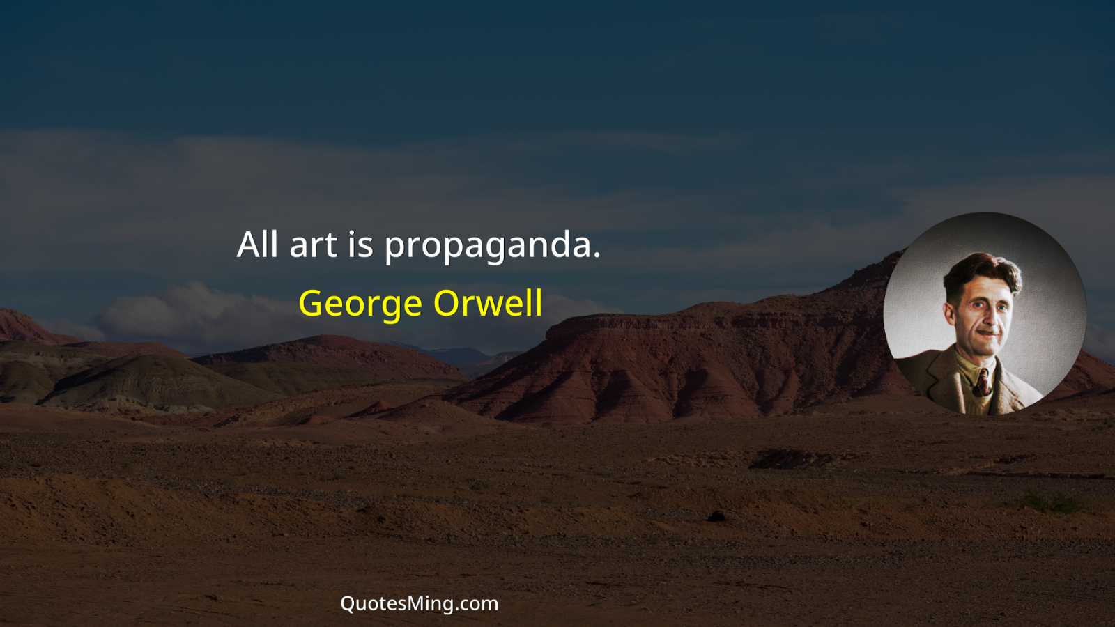 All art is propaganda