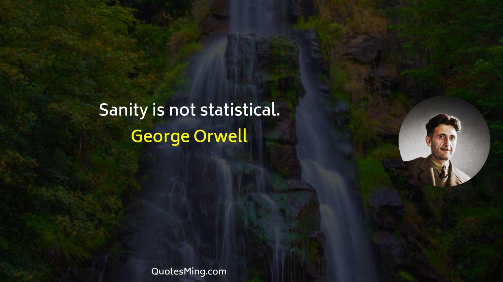 Sanity is not statistical