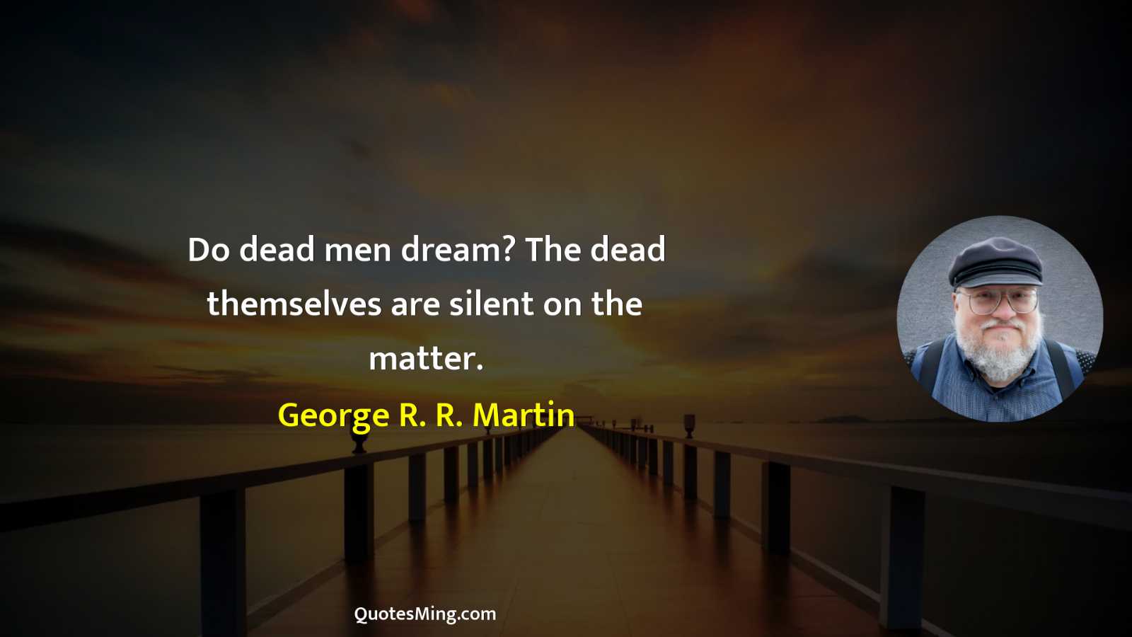 Do dead men dream? The dead themselves are silent on