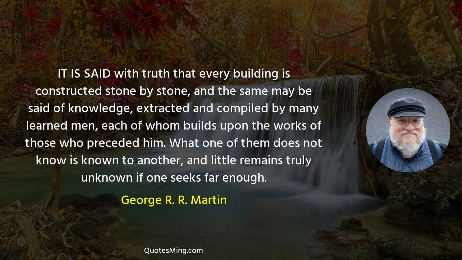 IT IS SAID with truth that every building is constructed