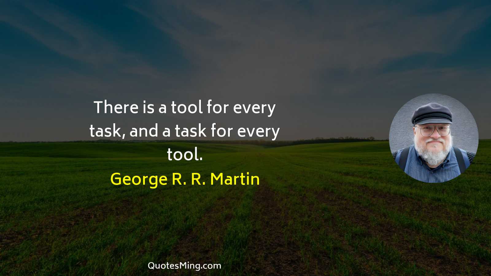 There is a tool for every task and a task