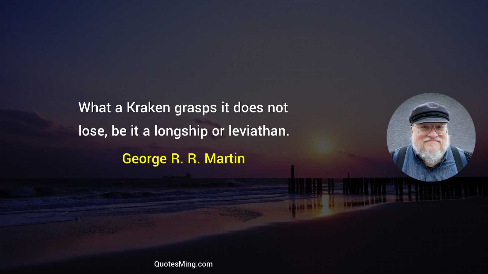 What a Kraken grasps it does not lose be it