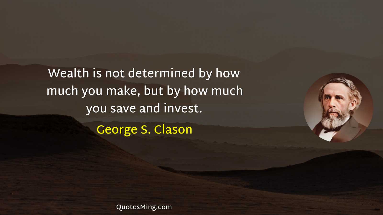 Wealth is not determined by how much you make but