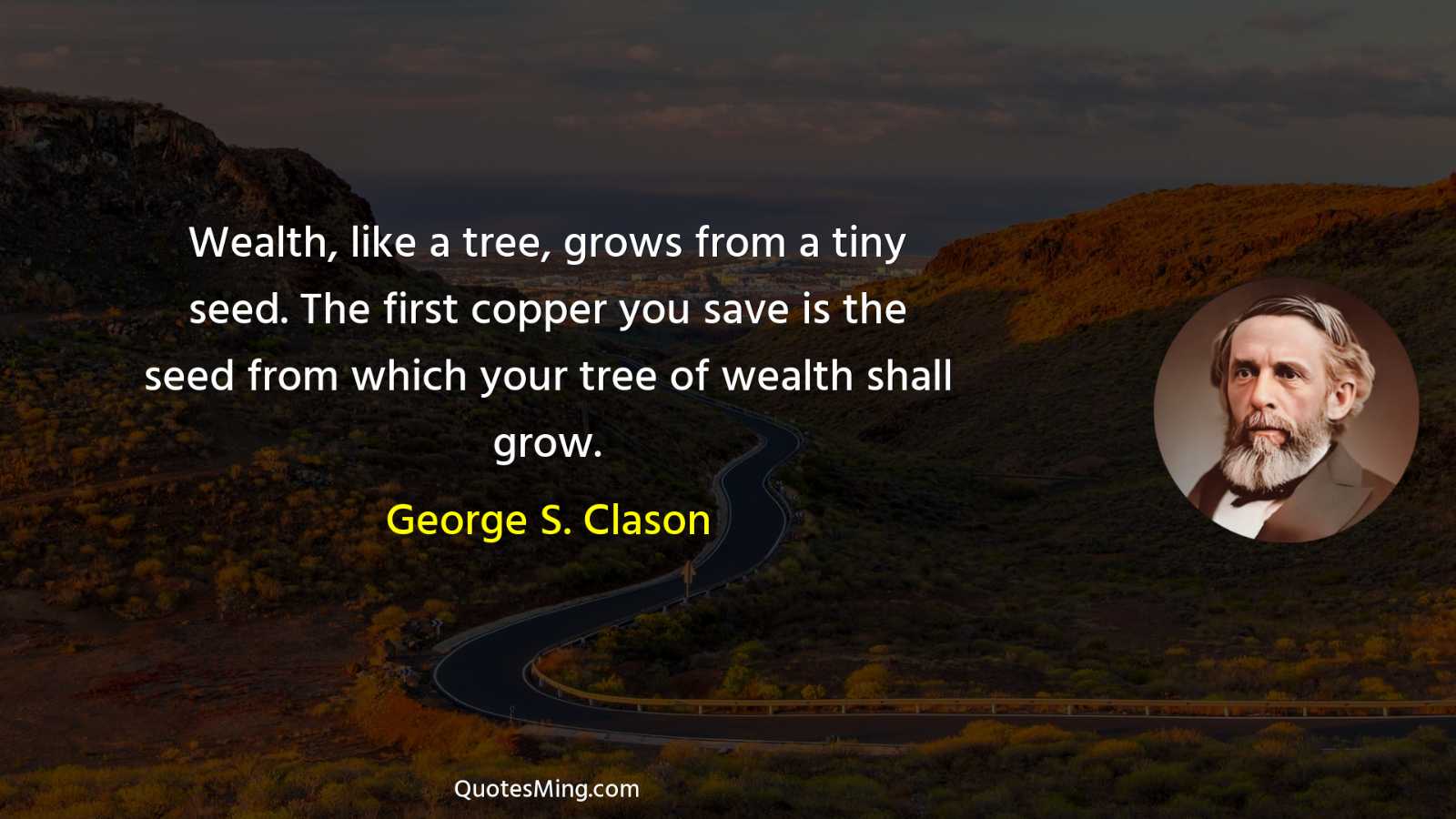 Wealth like a tree grows from a tiny seed The