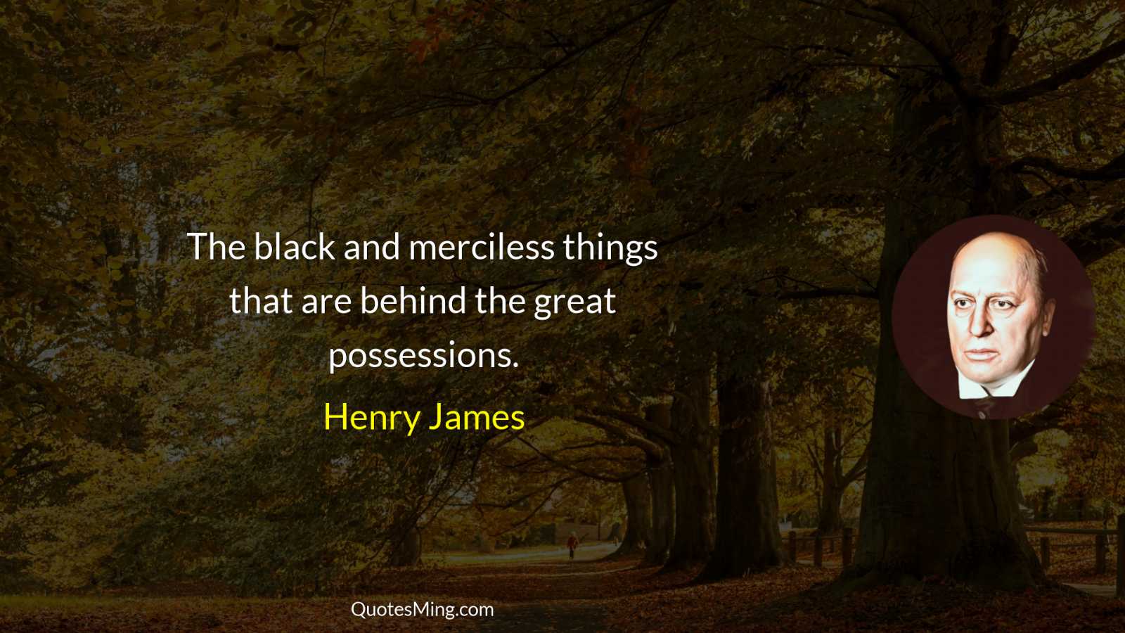 The black and merciless things that are behind the great