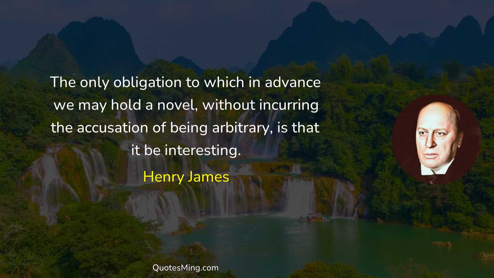 The only obligation to which in advance we may hold