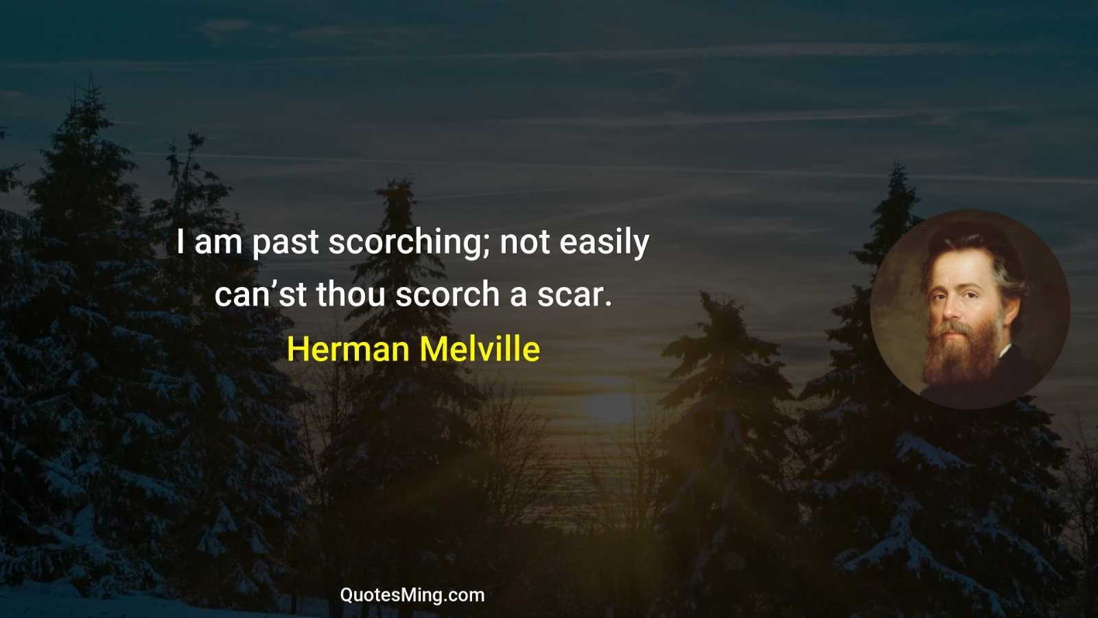 I am past scorching; not easily can’st thou scorch a