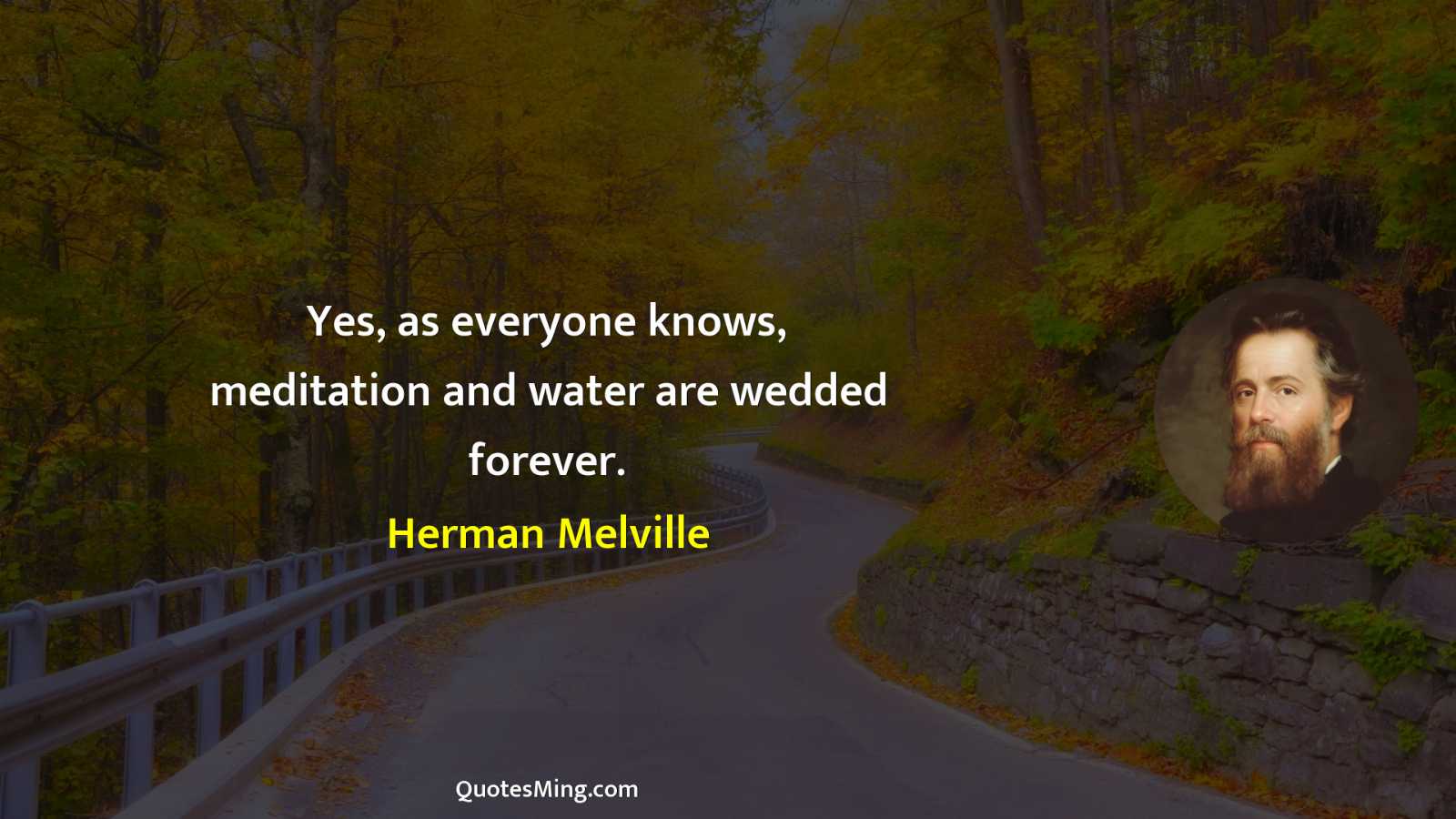 Yes as everyone knows meditation and water are wedded forever