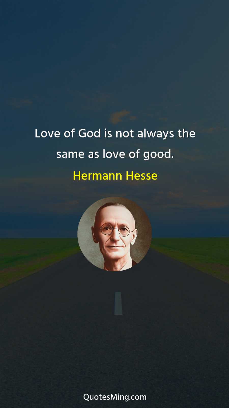 Love of God is not always the same as love