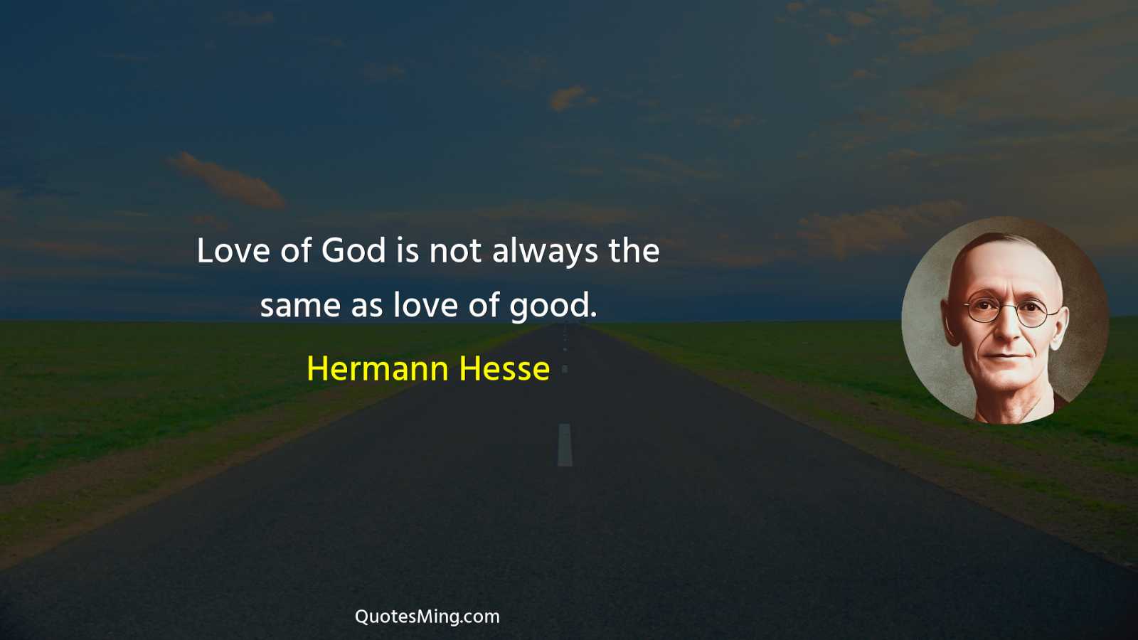 Love of God is not always the same as love