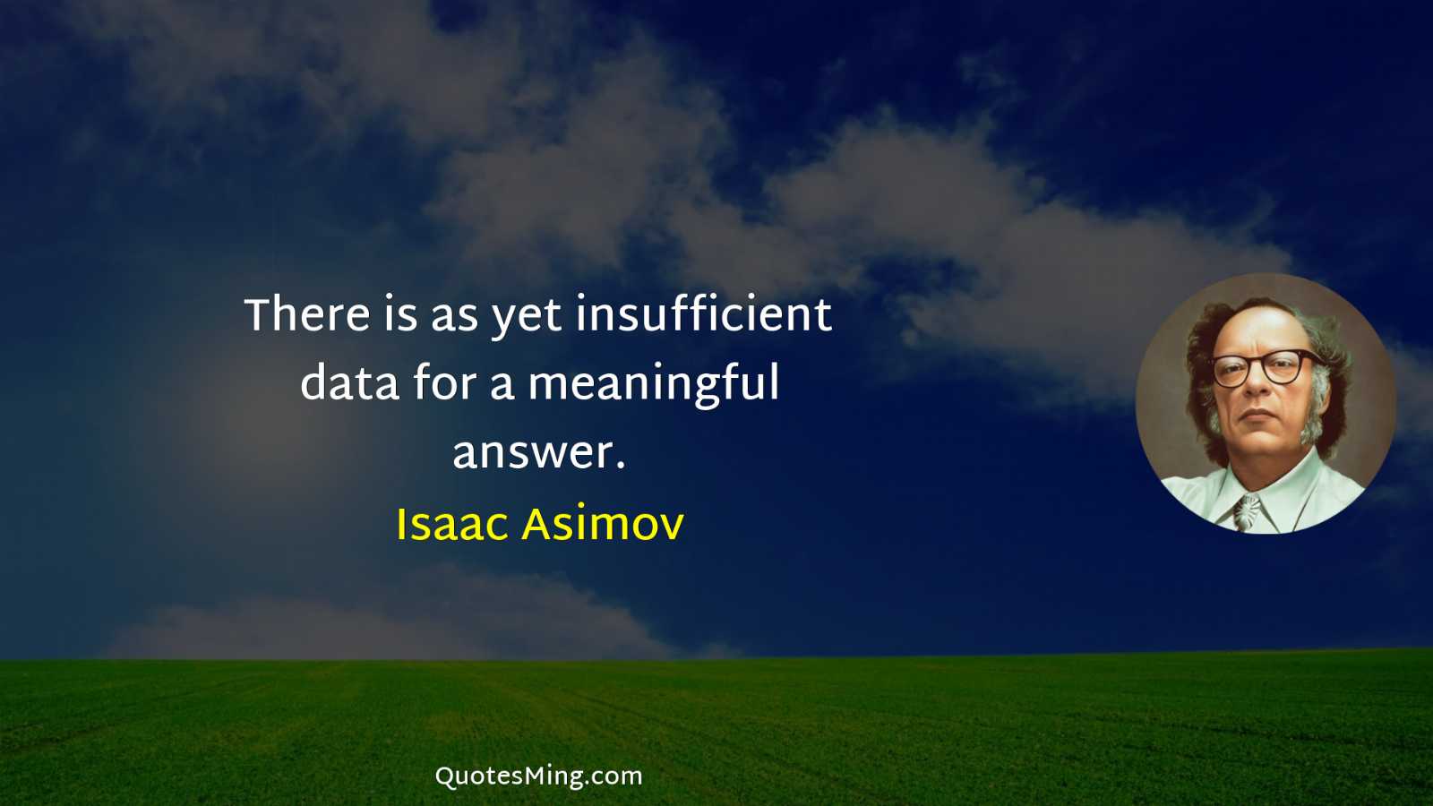 There is as yet insufficient data for a meaningful answer