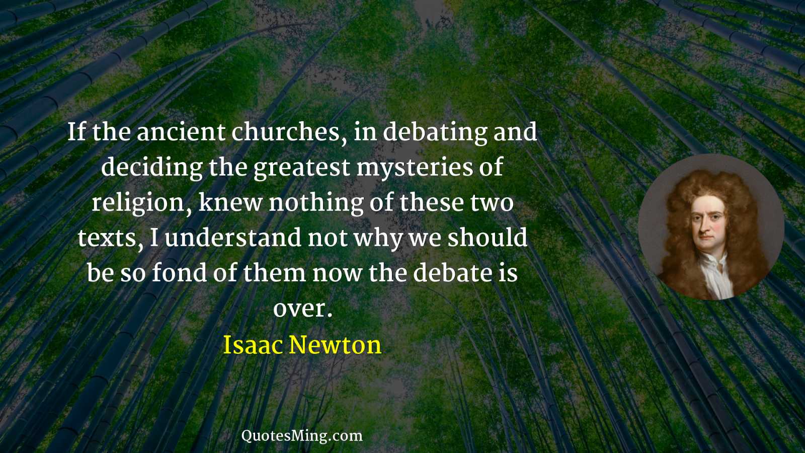 If the ancient churches in debating and deciding the greatest