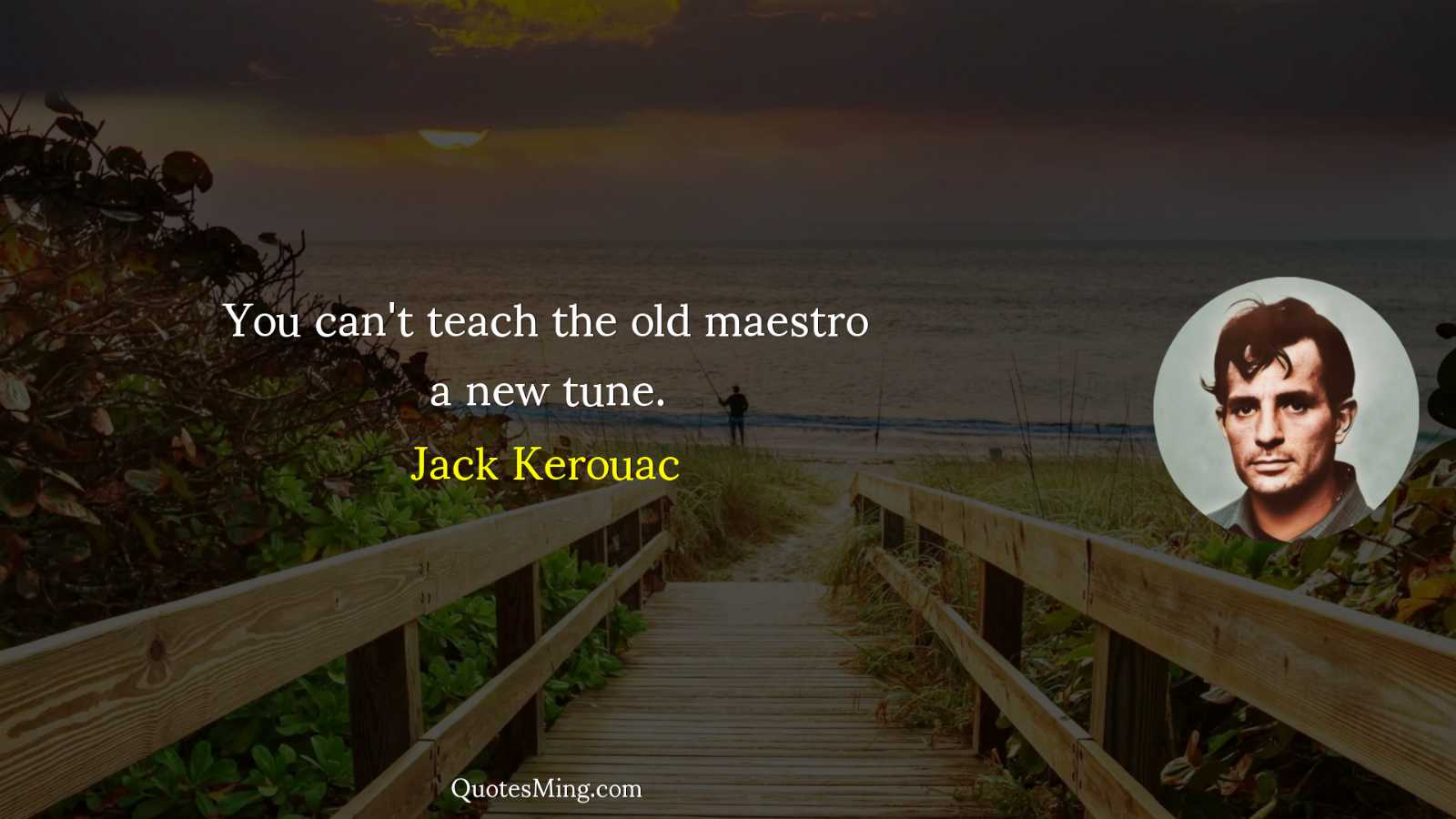 You can't teach the old maestro a new tune