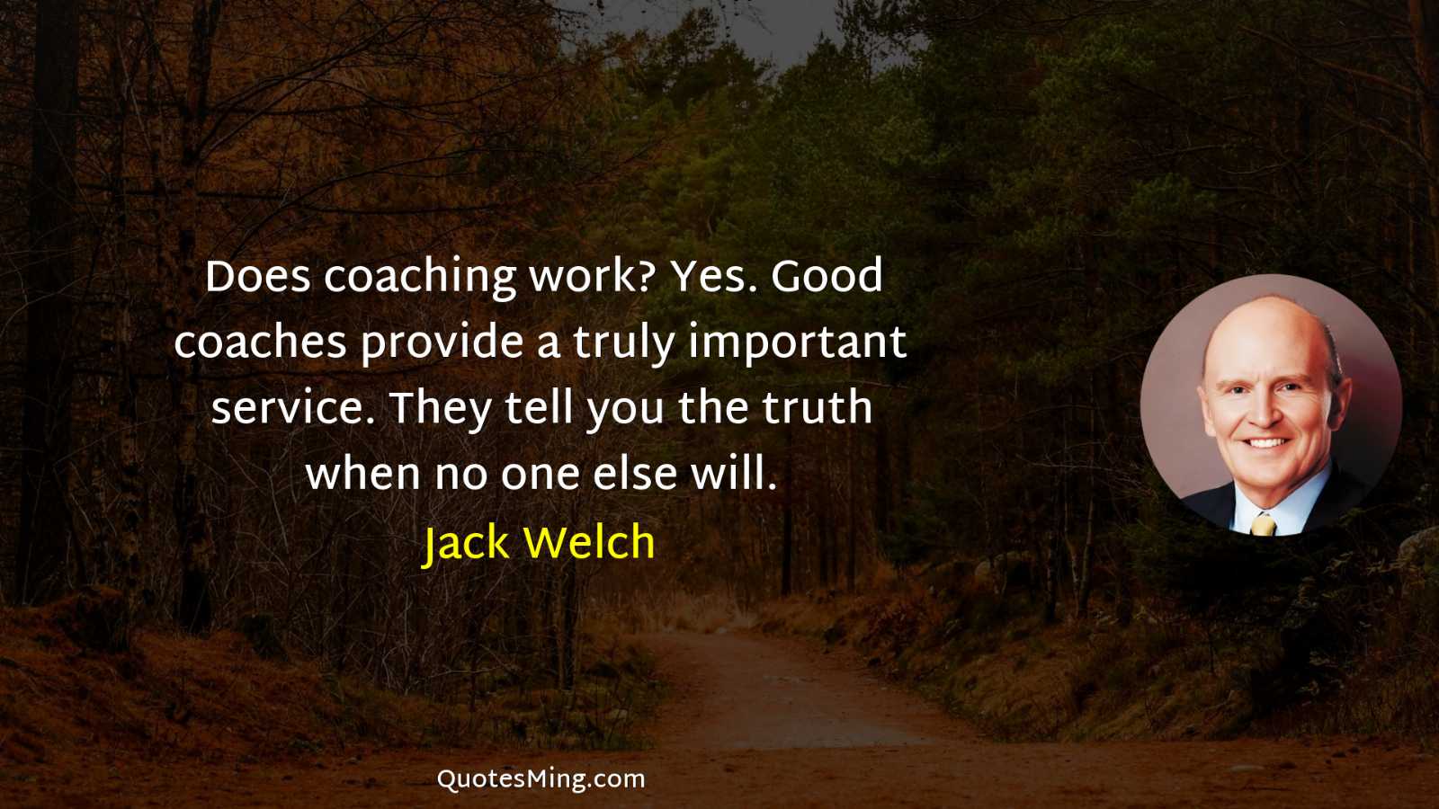 Does coaching work? Yes Good coaches provide a truly important