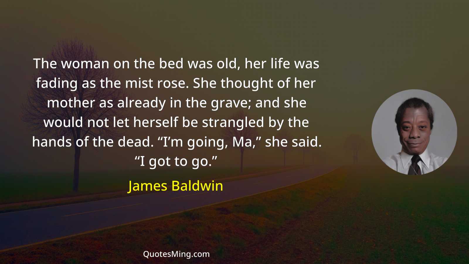 The woman on the bed was old her life was