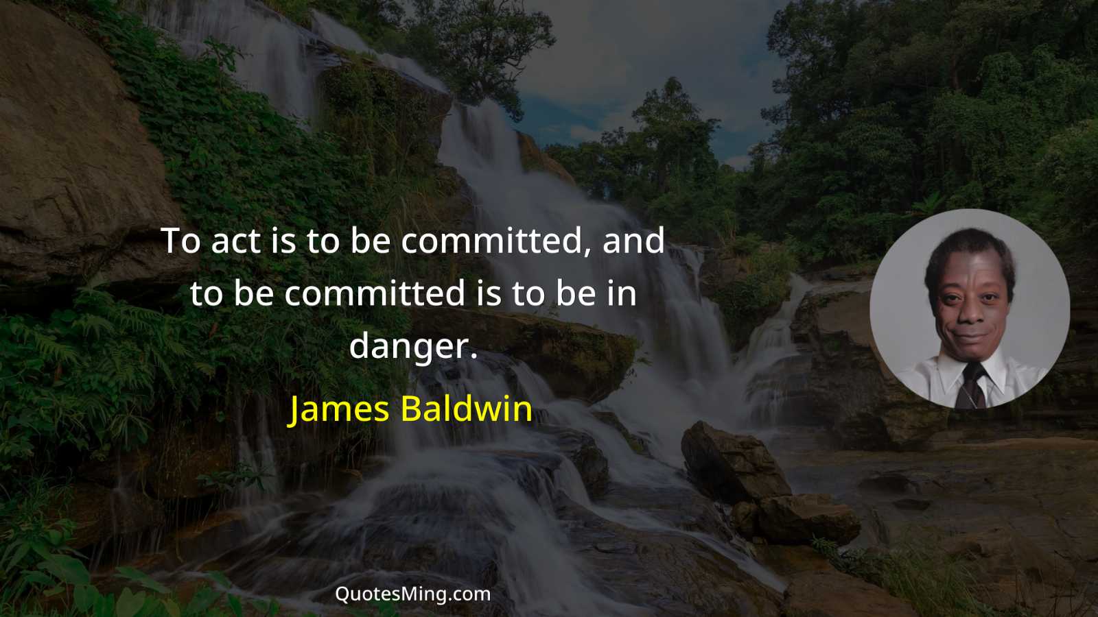 To act is to be committed and to be committed