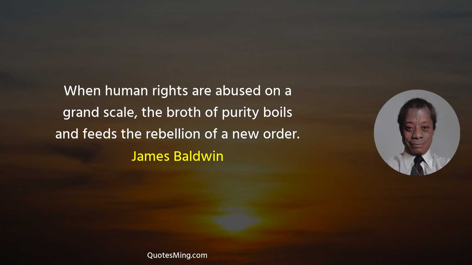 When human rights are abused on a grand scale the