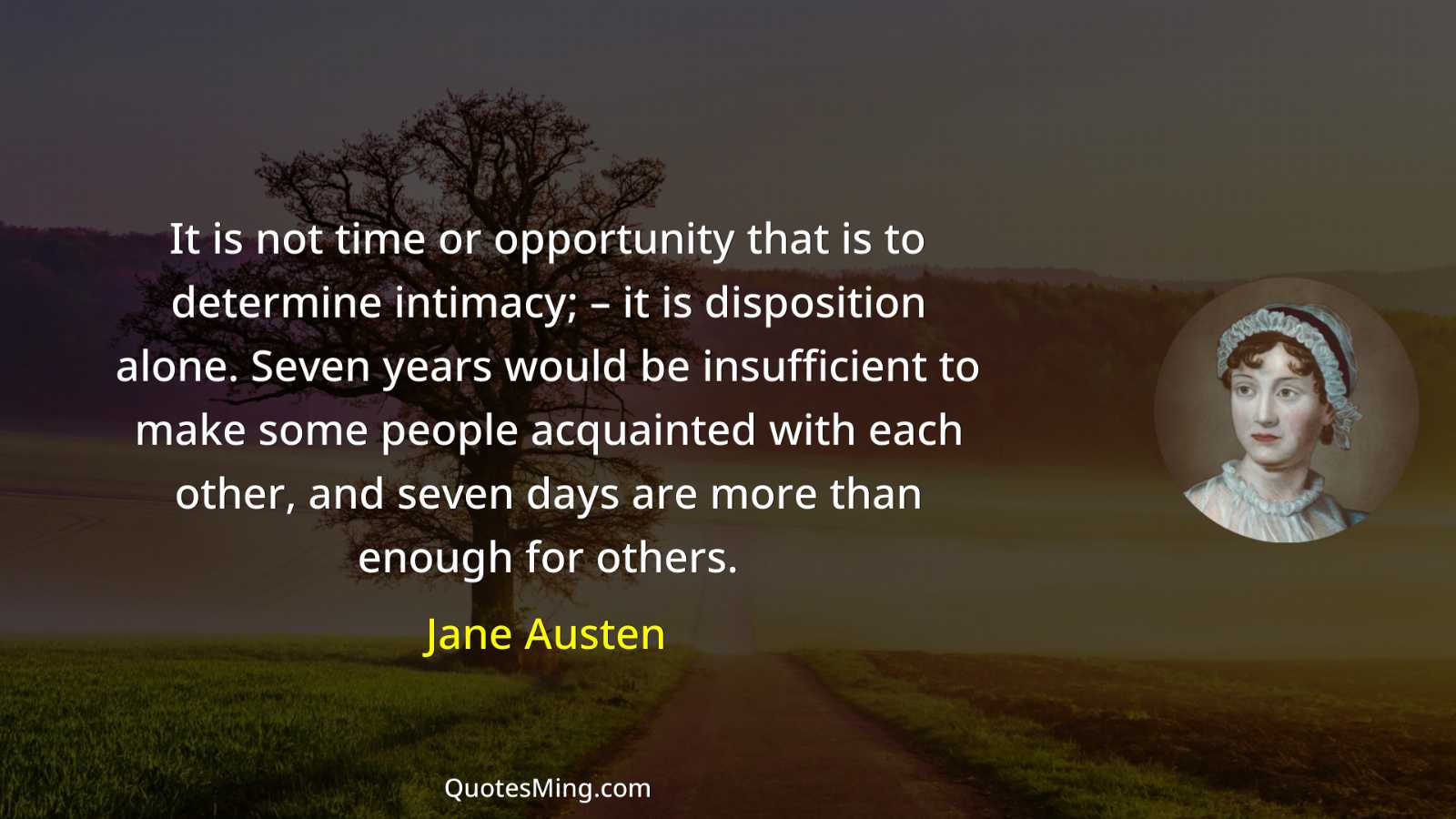 It is not time or opportunity that is to determine